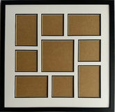 20 x 20 Phoenix Black Multi Aperture frame - with Styrene