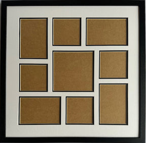 20 x 20 Phoenix Black Multi Aperture frame - with Styrene