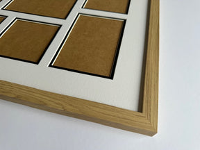 20 x 20 Phoenix Oak Multi Aperture frame - with Styrene